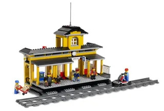 LEGO 7997-1 Train Station — 387 pieces, released 2007