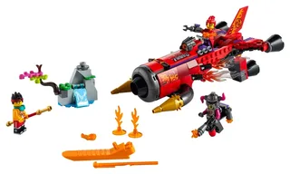 LEGO 80019-1 Red Son's Inferno Jet — 299 pieces, Monkie Kid theme