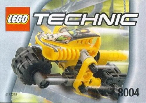LEGO 8004-1 Dirt Bike — 32 pieces, released 2000