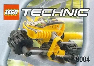LEGO 8004-1 Dirt Bike — 32 pieces, released 2000