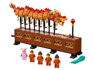 LEGO 80102-1 Dragon Dance — 622 pieces, Chinese Traditional Festivals theme