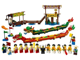LEGO 80103-1 Dragon Boat Race — 645 pieces, Chinese Traditional Festivals theme