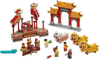 LEGO 80104-1 Lion Dance — 882 pieces, Chinese Traditional Festivals theme