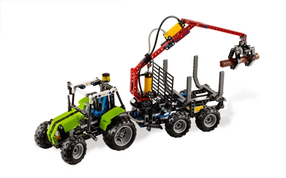 Tractor with Log Loader - View 2
