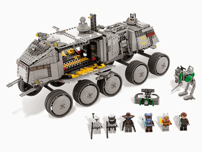 LEGO 8098-1 Clone Turbo Tank — 1145 pieces, released 2010