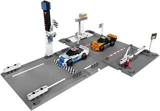 LEGO 8125-1 Thunder Raceway — 162 pieces, released 2009