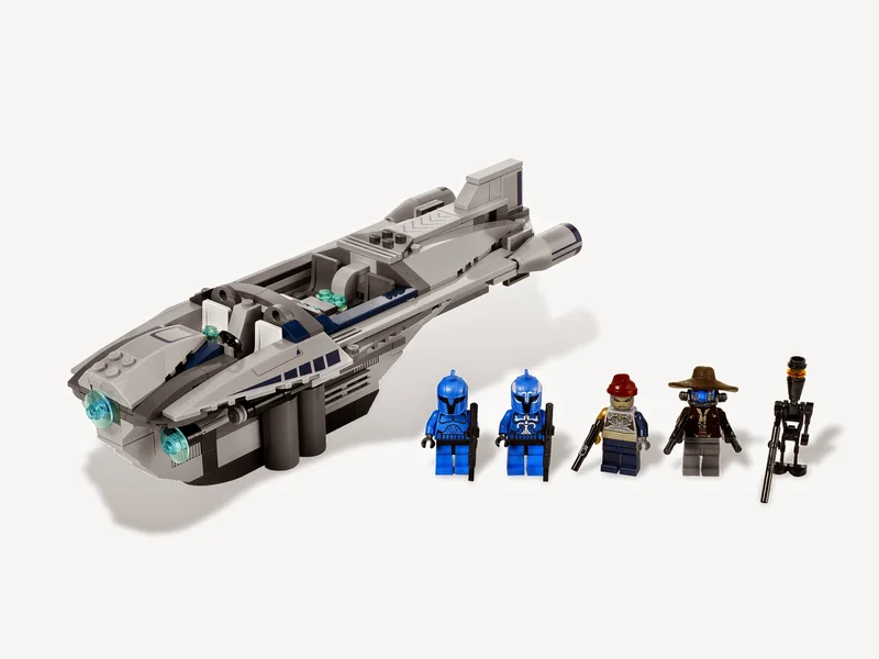 LEGO 8128-1 Cad Bane's Speeder — 318 pieces, released 2010