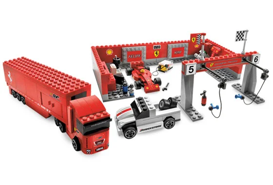 Ferrari F1 Pit 1:55 - View 2