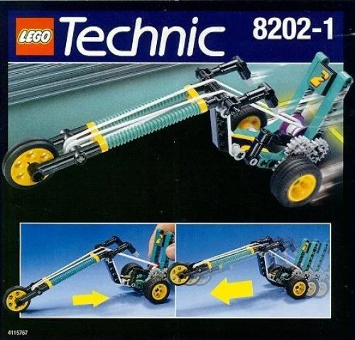 Blast Off Chopper with Bungee Cord Power! - LEGO Set 8202-1 - 1998