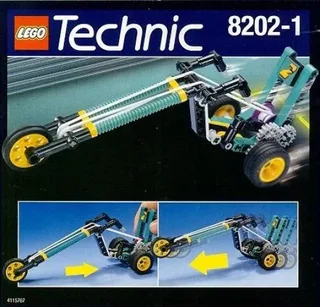 LEGO 8202-1 Blast Off Chopper with Bungee Cord Power! — 72 pieces, released 1998