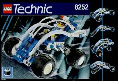 Beach Buster / Police Car - LEGO Set 8252-1 - 1999