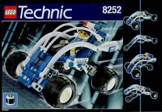 LEGO 8252-1 Beach Buster / Police Car — 167 pieces, released 1999