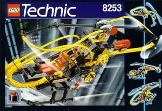 LEGO 8253-1 Fire Helicopter — 211 pieces, released 1999