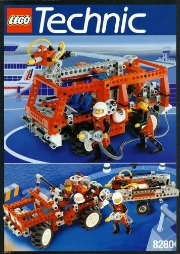 LEGO 8280-1 Fire Engine / Fire Response Unit — 439 pieces, released 1995
