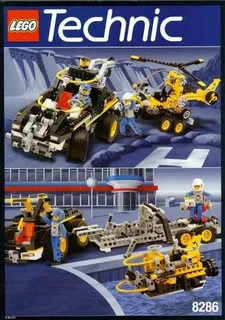 LEGO 8286-1 3 In 1 Car / Amphipower — 726 pieces, released 1996