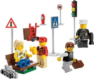 LEGO 8401-1 City Minifigure Collection — 60 pieces, City theme