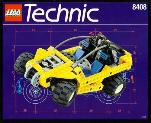 LEGO 8408-1 Desert Ranger — 289 pieces, released 1996