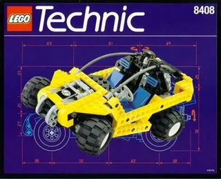 LEGO 8408-1 Desert Ranger — 289 pieces, released 1996