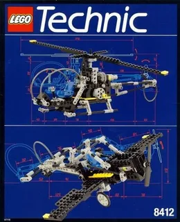 LEGO 8412-1 Nighthawk / Sky Wasp — 287 pieces, released 1995