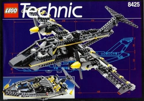 LEGO 8425-1 Black Hawk / Sky Stormer — 469 pieces, released 1996