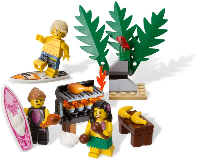 Minifigure Beach Accessory Pack - View 3