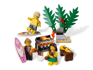 LEGO 850449-1 Minifigure Beach Accessory Pack — 64 pieces, released 2012