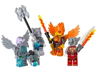 LEGO 850913-1 Fire and Ice Minifigure Accessory Set — 49 pieces, released 2014