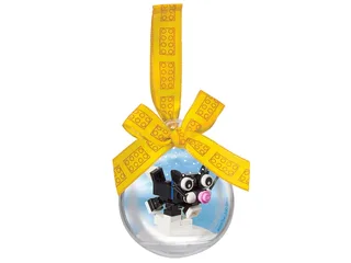 LEGO 850950-1 Christmas Cat Ornament — 34 pieces, released 2014