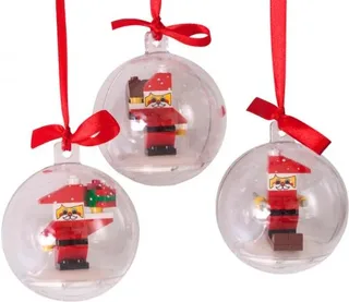 LEGO 852744-1 Christmas Tree Ornaments, Build Your Own Holiday Ornaments — 72 pieces, released 2009