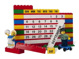 LEGO 853195-1 Brick Calendar — 120 pieces, released 2011