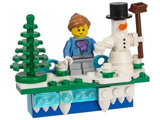LEGO 853663-1 Iconic Holiday Magnet — 45 pieces, released 2017