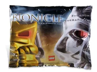 LEGO 8600-1 Krana-Kal Mask Bag polybag - Non-US version — 31 pieces, released 2003