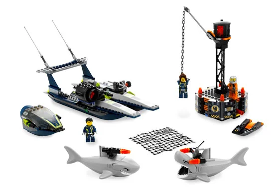 LEGO 8633-1 Mission 4: Speedboat Rescue — 342 pieces, Agents theme