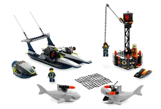 LEGO 8633-1 Mission 4: Speedboat Rescue — 342 pieces, Agents theme