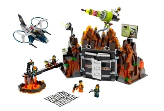 LEGO 8637-1 Mission 8: Volcano Base — 718 pieces, released 2008