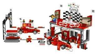 LEGO Ferrari Finish Line