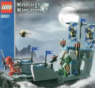 LEGO 8801-1 Knights' Attack Barge — 167 pieces, released 2005