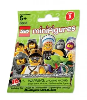 LEGO 8803-0 Series 3 - Random Bag — 30 pieces, Collectible Minifigures theme