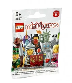 LEGO 8827-0 Series 6 - Random Bag — 39 pieces, Collectible Minifigures theme