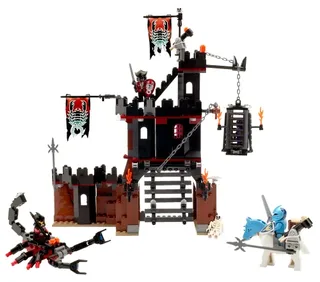 LEGO 8876-1 Scorpion Prison Cave — 279 pieces, released 2005