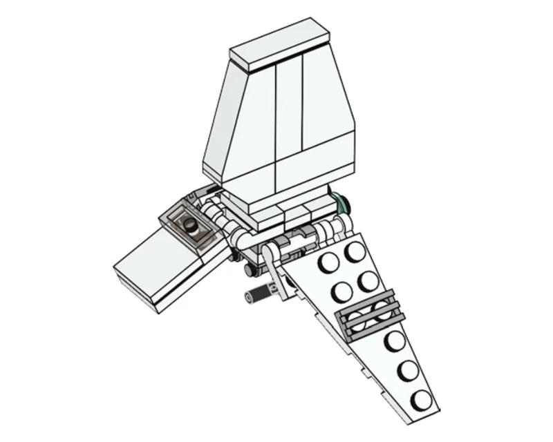 Imperial Shuttle - LEGO Set 911833-1 - 2018