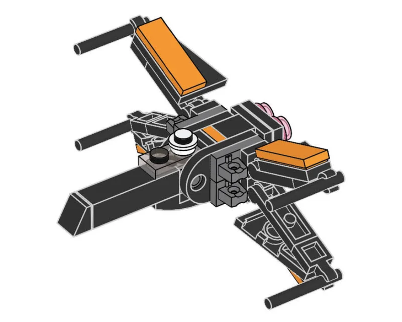 Poe Dameron's X-Wing - LEGO Set 911841-1 - 2018