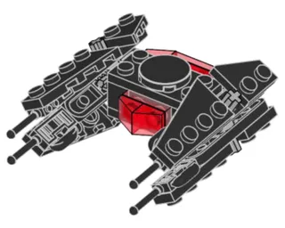 LEGO 911954-1 Kylo Ren's TIE Silencer — 33 pieces, released 2019