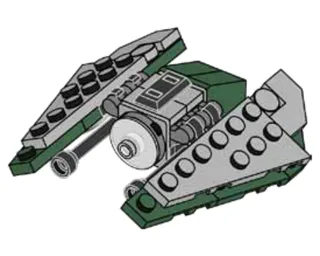LEGO 912312-1 Yoda's Jedi Starfighter — 36 pieces, released 2023
