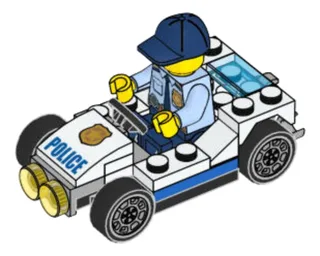 LEGO 951907-1 Police Buggy — 31 pieces, released 2019