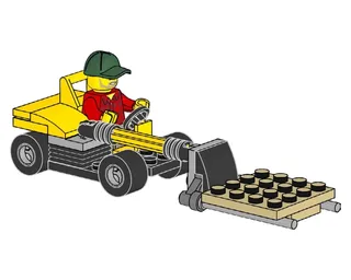 LEGO 952212-1 Forklift — 31 pieces, released 2022