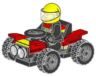 LEGO 952409-1 Fire Buggy — 30 pieces, released 2024