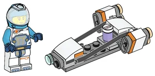 LEGO 952504-1 Astronaut and Spaceship — 32 pieces, released 2025