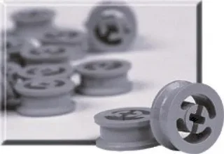 LEGO 970010-1 Hubs Gray (Pack of 50) — 50 pieces, released 2002