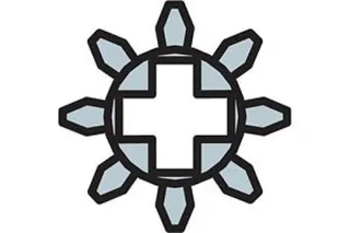LEGO 970620-1 8 Tooth Gears (Pack of 100) 'Spur' Gears — 100 pieces, Service Packs theme